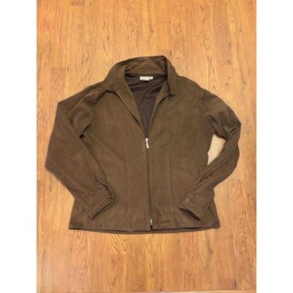 Mountain Lake Vintage 90s Brown Western Zip-Up Size Large